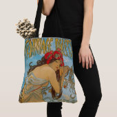 Transportdealers door Alphonse Mucha (1902) Tote Bag (Dichtbij)
