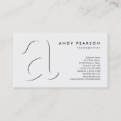 Transporter AutomotiveServices Schaduw BoldMonogra Visitekaartje (Voorkant)