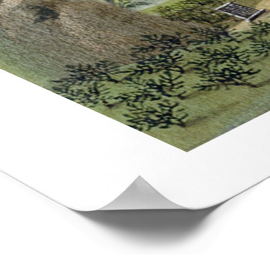 Transportiecertificaten voor thee (m/v papier) poster (Hoek)