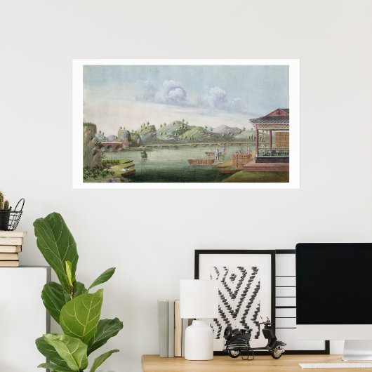 Transportiecertificaten voor thee (m/v papier) poster (Thuiskantoor)