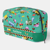 Transportjongens Blauwgroen Toilettasje (Rechterhoek)