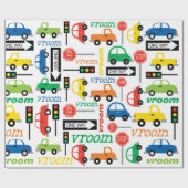 Transportkleding (voertuig) Auto Truck Bright Colo Cadeaupapier (Vlak)