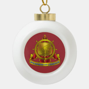 Transportkorps Keramische Bal Ornament