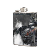 Transportnacht bij stoomtreinen heupfles (Links)