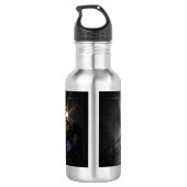 Transportnacht bij stoomtreinen waterfles  (Achterkant)