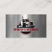 Transportseminar Trucker Metallic Visitekaartje (Voorkant)