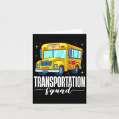 Transportteam eerste schooldag Bus Welkom  Kaart (Voorkant)