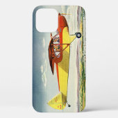 transportvliegtuig boven Boerderijen Case-Mate iPhone Case (Achterkant)