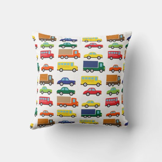 Transportvoertuigen: Kinderen Kussen (Achterkant)