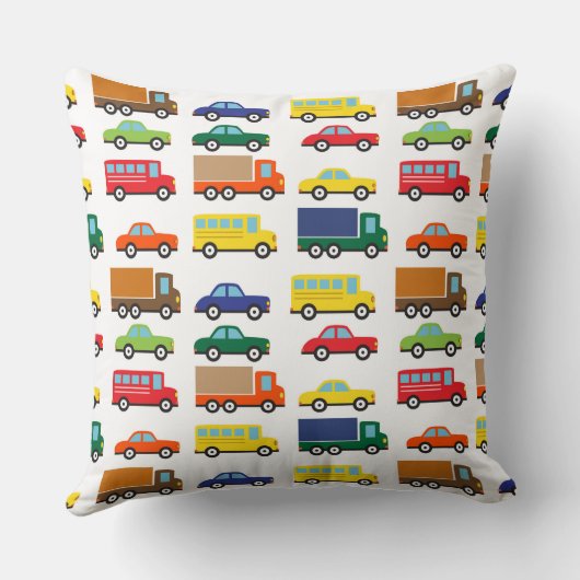 Transportvoertuigen: Kinderen Kussen (Achterkant)