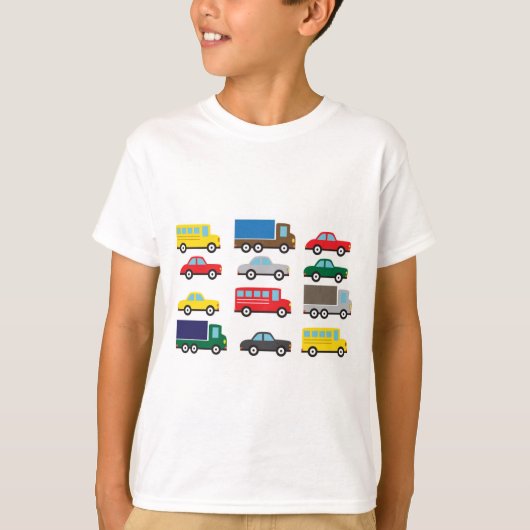 Transportvoertuigen: Kinderen T-shirt (Voorkant)