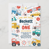 Transportvrachtwagens met opschriften als autobus  kaart (Voorkant)