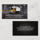 Transportwagen | Logistiek netwerk Visitekaartje (Voorkant / Achterkant)