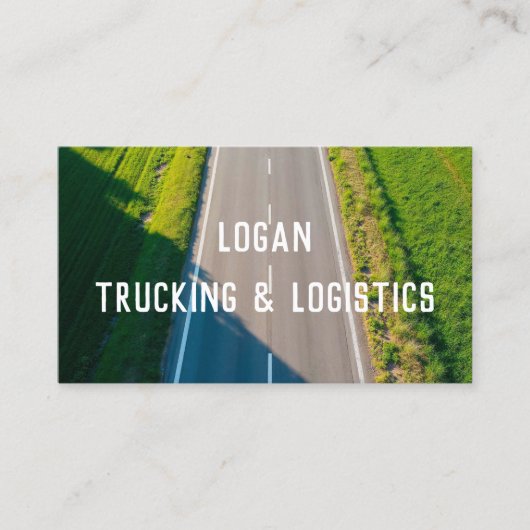 transportwagen visitekaartje (Voorkant)