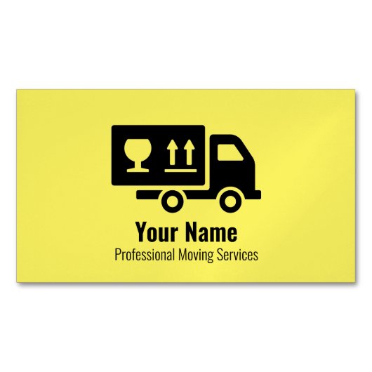 transportwagens magnetisch visitekaartje (Voorkant)