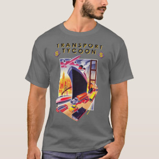 Transportycoon spelcover vintage meisje jongen t-shirt