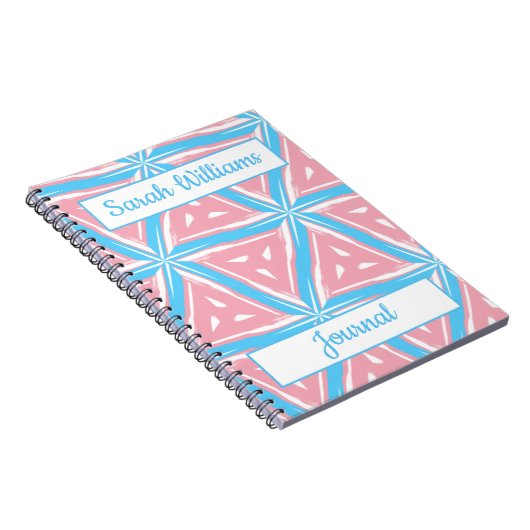 Transpride driehoekspiraal Notitieboek (Rechterzijde)