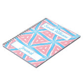 Transpride driehoekspiraal Notitieboek (Linkerzijde)