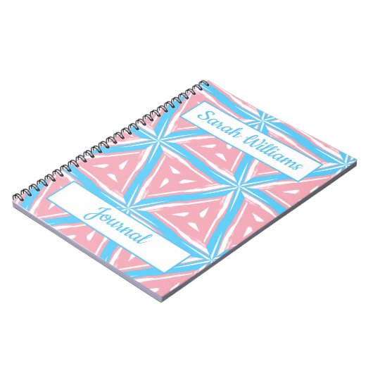 Transpride driehoekspiraal Notitieboek (Linkerzijde)