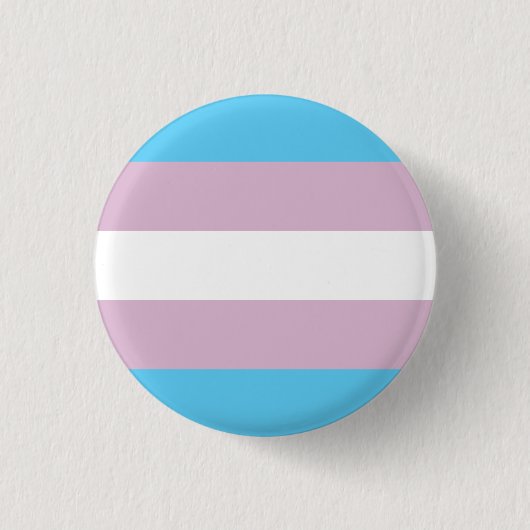 Transpride knop ronde button 3,2 cm (Voorkant)