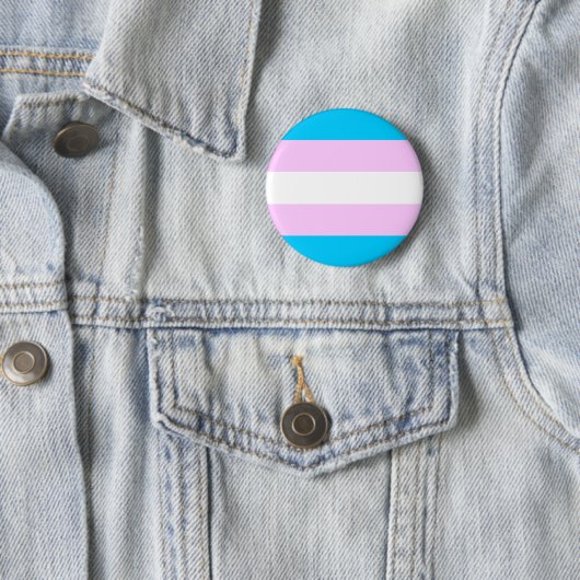 Transpride knop ronde button 5,7 cm (In situ)