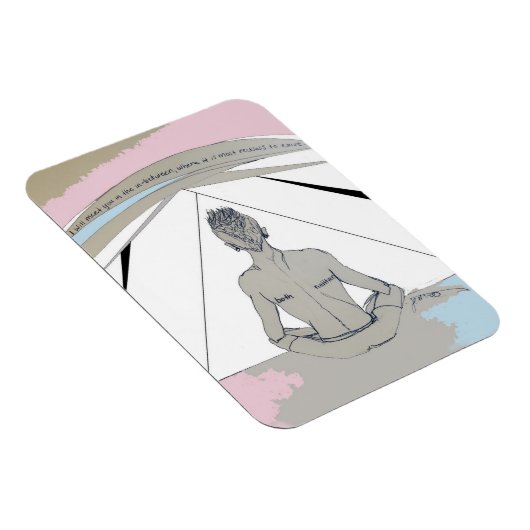 transpride magnet magneet (Rechterzijde)