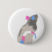 Transrat knop ronde button 5,7 cm (Voorkant)