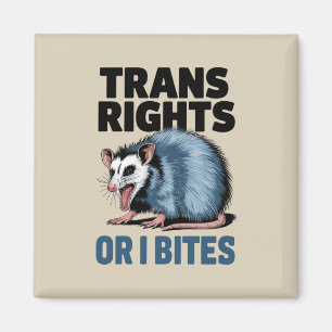 Transrechten Of Ik Bijt Homofiel Grappig Lgbtq Pri Magneet