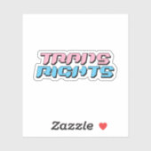 Transrechten Sticker (Vel)