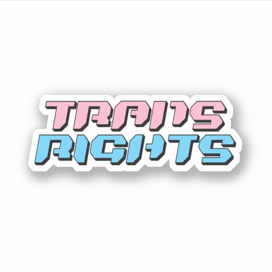 Transrechten Sticker (Voorkant)