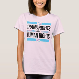 TRANSRECHTEN ZIJN MENSENRECHTEN T-SHIRT