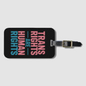 Transrechten zijn mensenrechten Transgender Pride Bagagelabel (Voorkant (horizontaal))