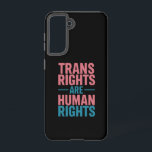 Transrechten zijn mensenrechten Transgender Pride Samsung Galaxy Hoesje<br><div class="desc">Transrechten zijn mensenrechten Transgender LGBTQ Pride</div>