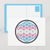 transsacrale geometrie briefkaart (Voorkant / Achterkant)