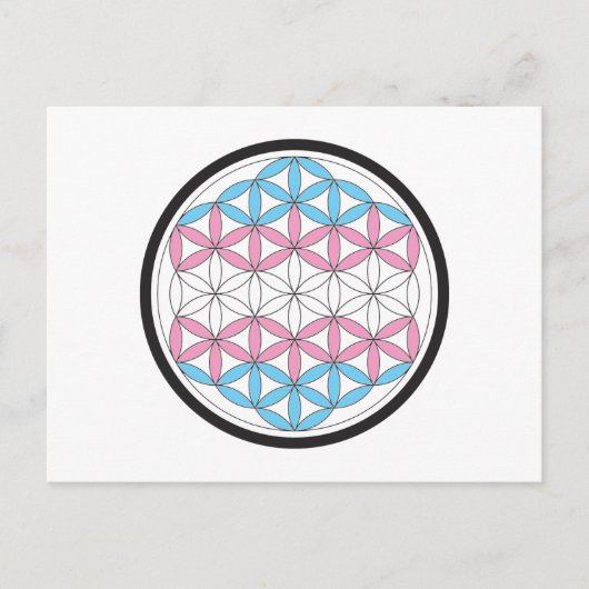 transsacrale geometrie briefkaart (Voorkant)