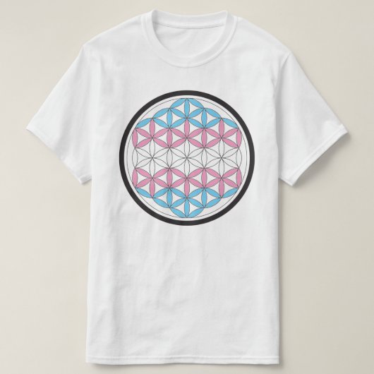 transsacrale geometrie t-shirt (Design voorkant)