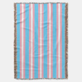 Transseksuele trotsvlag deken (Voorkant Verticaal)