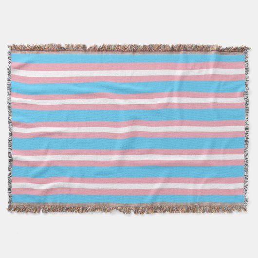 Transseksuele trotsvlag deken (Voorkant)