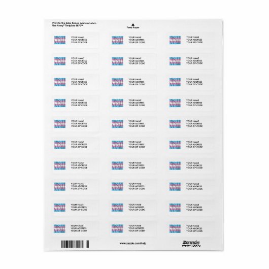 TRANSSEKSUELE VLAG VLIEGEN - PNG.NL ETIKET (Full Sheet)