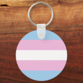 Transseksuele vlaggensleutelketen sleutelhanger (Voorkant)