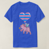 Transseual Pig Fairyseual IdentityNonbinary Love T-shirt (Design voorkant)