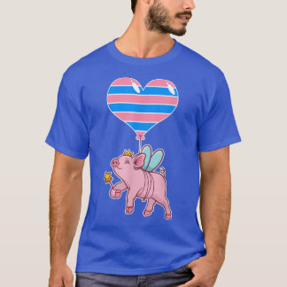Transseual Pig Fairyseual IdentityNonbinary Love T-shirt