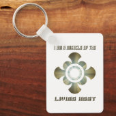 Transsubstantiatie in de Heilige Eucharistie Sleutelhanger (Voorkant)