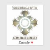 Transsubstantiatie in de Heilige Eucharistie Sticker (Vel)