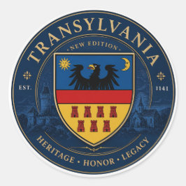 Transsylvaans  ronde sticker