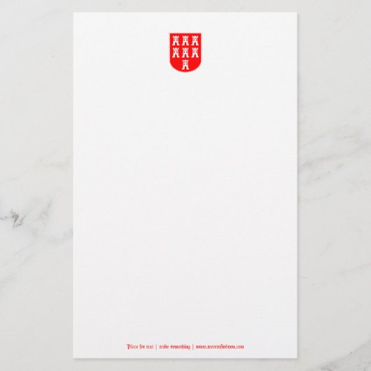 Transsylvaans-Saksische Wapen Briefpapier (Voorkant)
