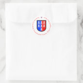 Transsylvaans-Saksische Wapen Ronde Sticker (Tas)