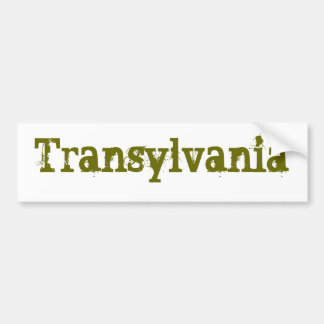 Transsylvanië Bumpersticker