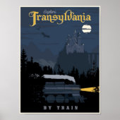 Transsylvanië door reisposter van de trein poster (Voorkant)