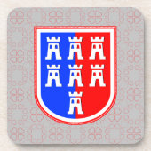 Transsylvanië geïnspireerd bier onderzetter (Voorkant)